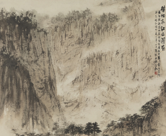 《待細(xì)把江山圖畫》100×111.5cm，1961年
